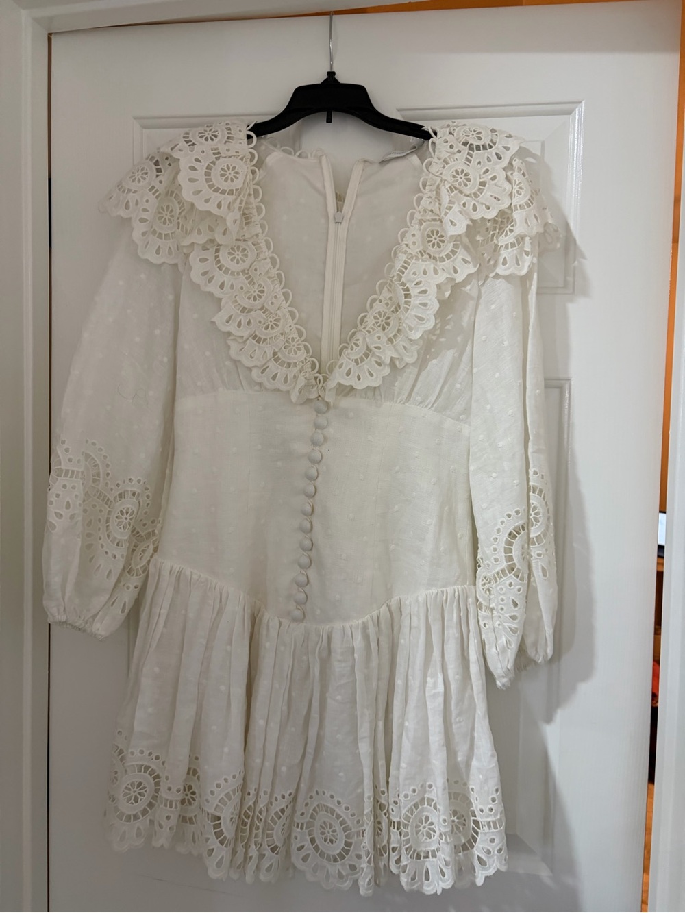Zimmermann Bellitude Scallop Mini Dress NWT - Picture 3 of 5